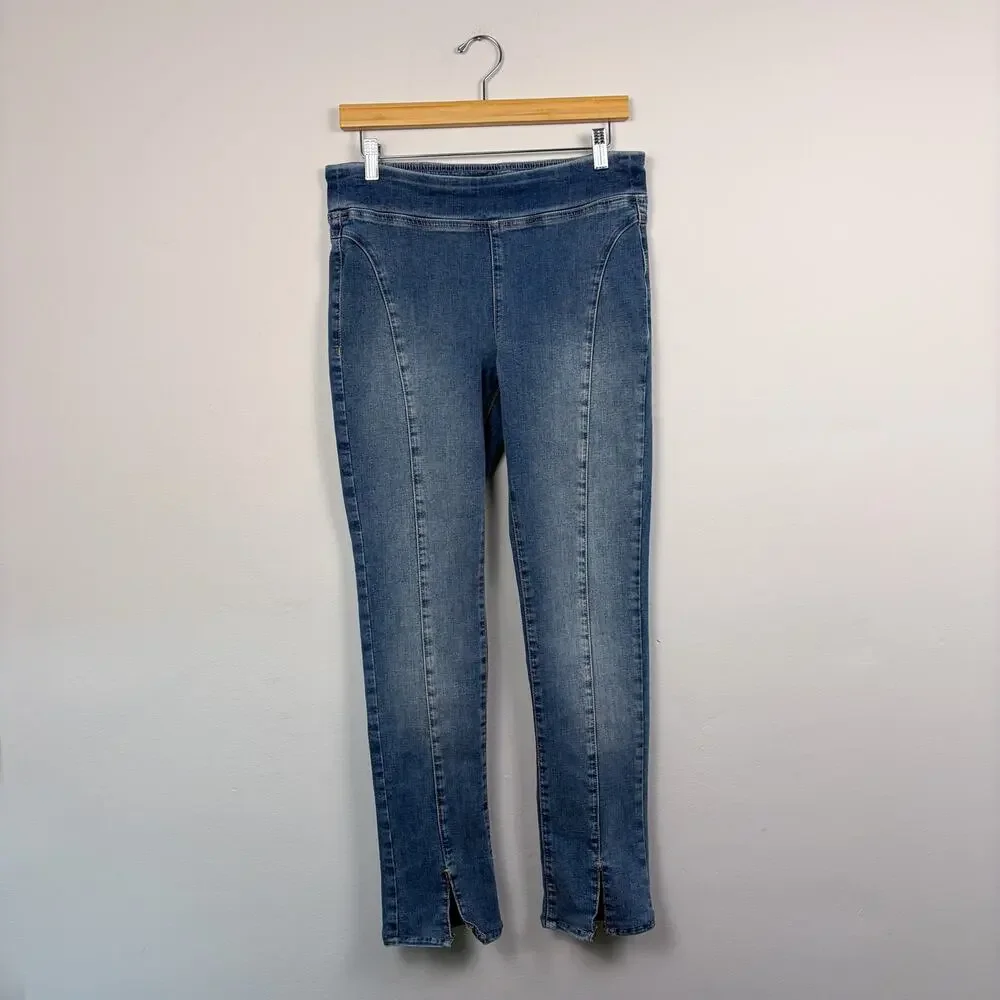 Free People We The Free Split Hem Pull On Jean Small